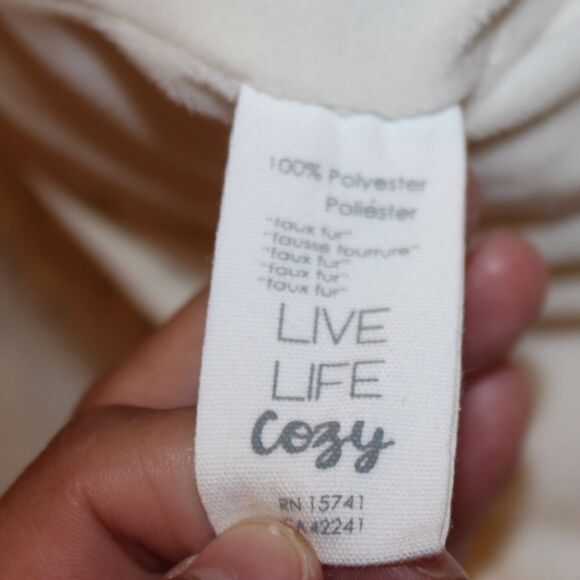 P.J.SALVAGE Ivory Cozy Cuddlers Vest  Women Size Medium - Picture 8 of 8